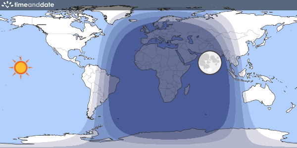 Day and Night World Map